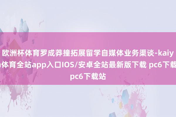 欧洲杯体育罗成莽撞拓展留学自媒体业务渠谈-kaiyun体育全站app入口IOS/安卓全站最新版下载 pc6下载站