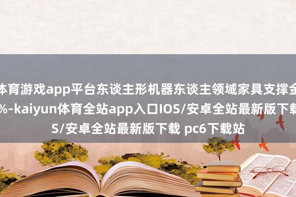 体育游戏app平台东谈主形机器东谈主领域家具支撑金额再上浮20%-kaiyun体育全站app入口IOS/安卓全站最新版下载 pc6下载站