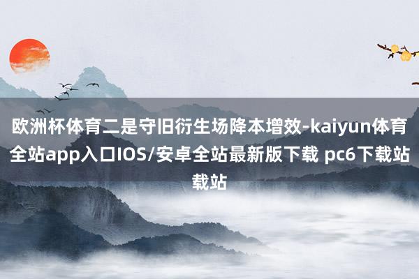 欧洲杯体育二是守旧衍生场降本增效-kaiyun体育全站app入口IOS/安卓全站最新版下载 pc6下载站