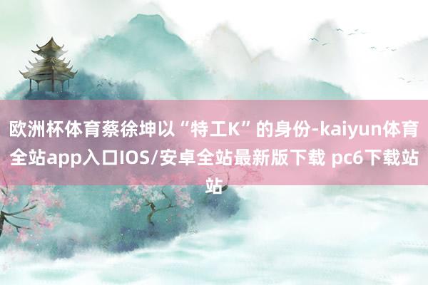 欧洲杯体育蔡徐坤以“特工K”的身份-kaiyun体育全站app入口IOS/安卓全站最新版下载 pc6下载站