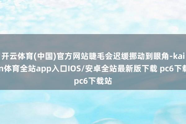 开云体育(中国)官方网站睫毛会迟缓挪动到眼角-kaiyun体育全站app入口IOS/安卓全站最新版下载 pc6下载站